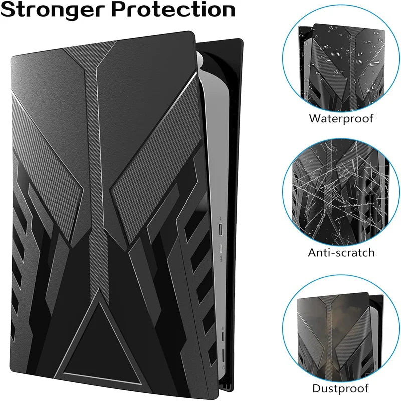 PS5 Plates for PS5 Accessories, Hard Shockproof Cover PS5 Skins Shell Panels for PS5 Console, Anti-Scratch Dustproof